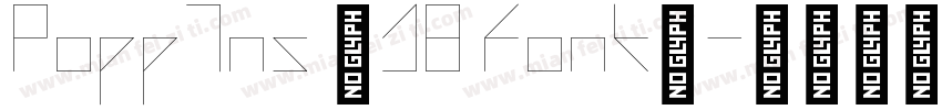 Poppins (18 font)字体转换